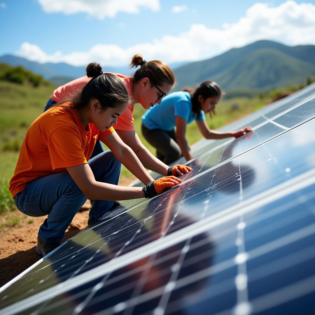 Proyecto de energía renovable en Ecuador